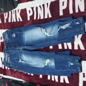 Never worn, Ripped skinny jeans. Size XSmall